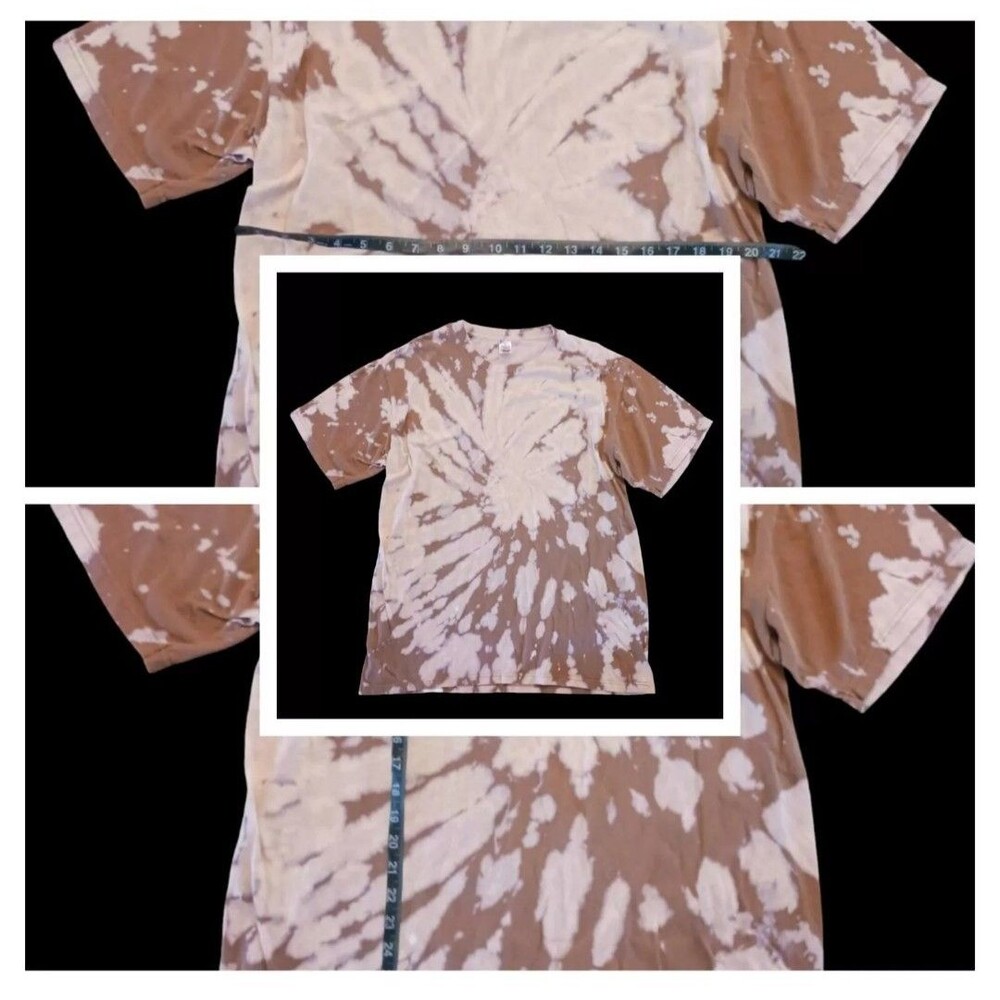 Vintage Classic Tie Dye Military T-Shirt Dscp Jensen XL 46-48 Made In USA Cotton